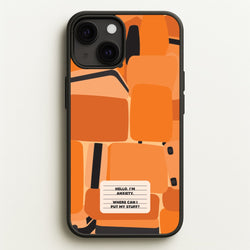 Hello I'm Anxiety - Inside Out  - Disney Phone Case for iPhone 13 Mini