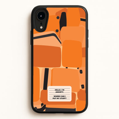 Hello I'm Anxiety - Inside Out  - Disney Phone Case for iPhone XR