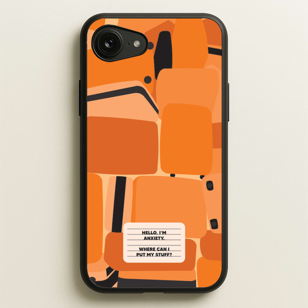 Hello I'm Anxiety - Inside Out  - Disney Phone Case for iPhone 16e