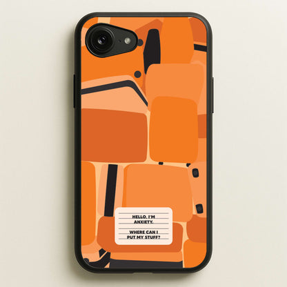 Hello I'm Anxiety - Inside Out  - Disney Phone Case for iPhone 16e