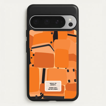 Hello I'm Anxiety - Inside Out  - Disney Phone Case for Google Pixel 9 Pro XL