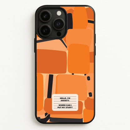 Hello I'm Anxiety - Inside Out  - Disney Phone Case for iPhone 13 Pro Max