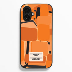 Hello I'm Anxiety - Inside Out  - Disney Phone Case for iPhone 16 Plus
