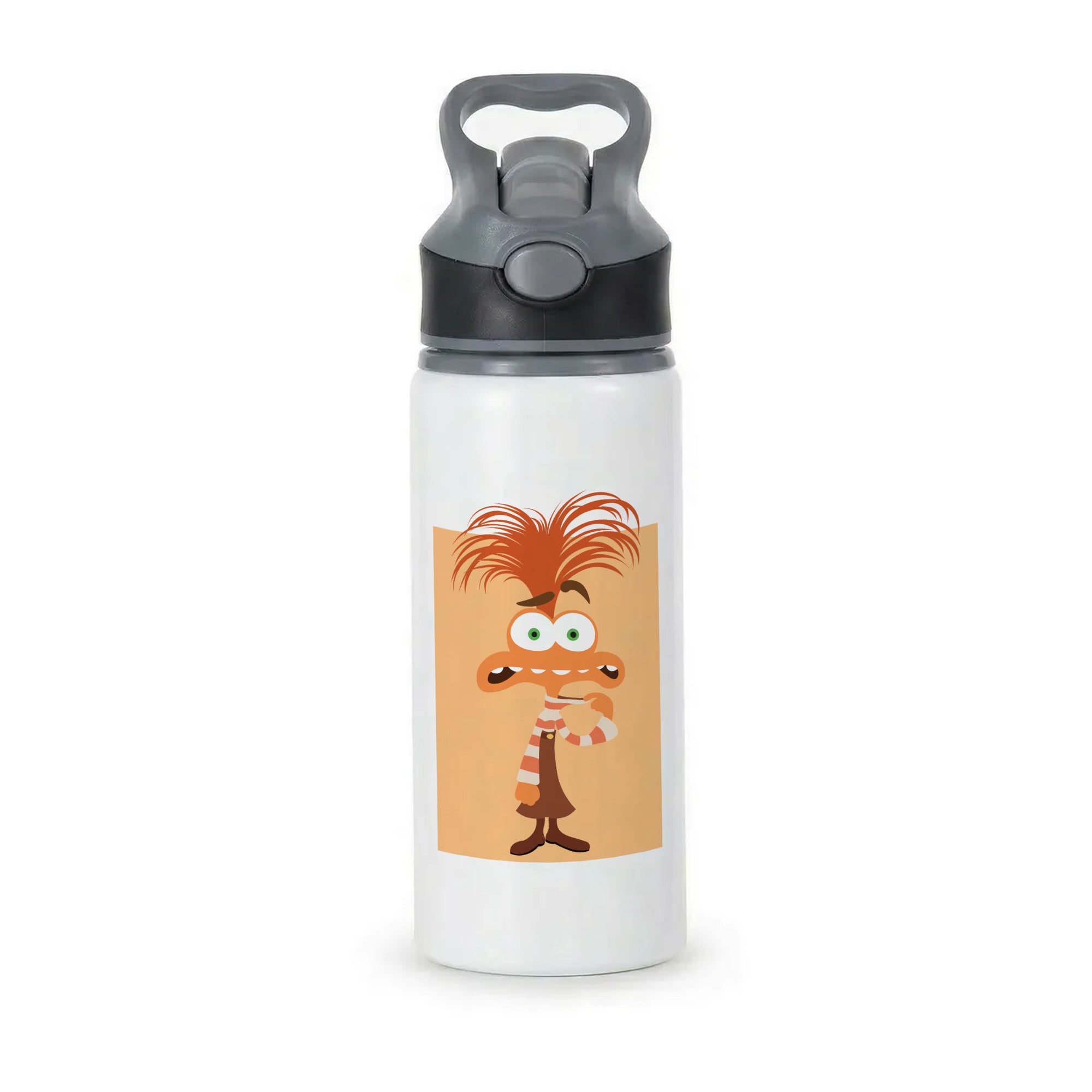 Anxiety - Inside Out Active Water Bottle - Black