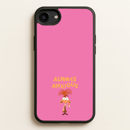 Always Anxious - Inside Out  - Disney Phone Case for iPhone 6 / 7 / 8 / SE