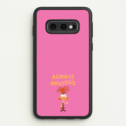 Always Anxious - Inside Out  - Disney Phone Case for Galaxy S10e