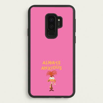 Always Anxious - Inside Out  - Disney Phone Case for Galaxy S9 Plus