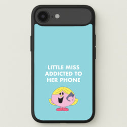 Little Miss Addicted To Her Phone - Aesthetic Quote Phone Case for iPhone 17 Air
