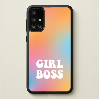 Girl Boss - Aesthetic Quote  - Aesthetic Quote Phone Case for Galaxy A71