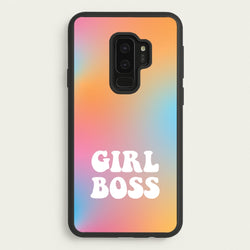 Girl Boss - Aesthetic Quote  - Aesthetic Quote Phone Case for Galaxy S9 Plus