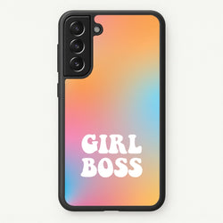 Girl Boss - Aesthetic Quote  - Aesthetic Quote Phone Case for Galaxy S21FE
