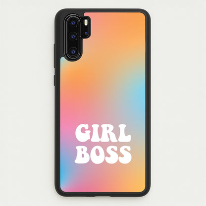 Girl Boss - Aesthetic Quote  - Aesthetic Quote Phone Case for Huawei P30 Pro