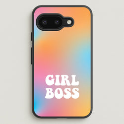 Girl Boss - Aesthetic Quote  - Aesthetic Quote Phone Case for Google Pixel 9a