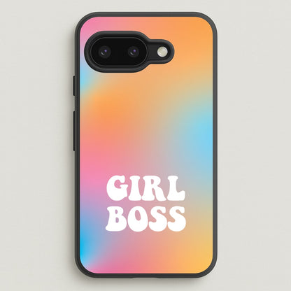 Girl Boss - Aesthetic Quote  - Aesthetic Quote Phone Case for Google Pixel 9a