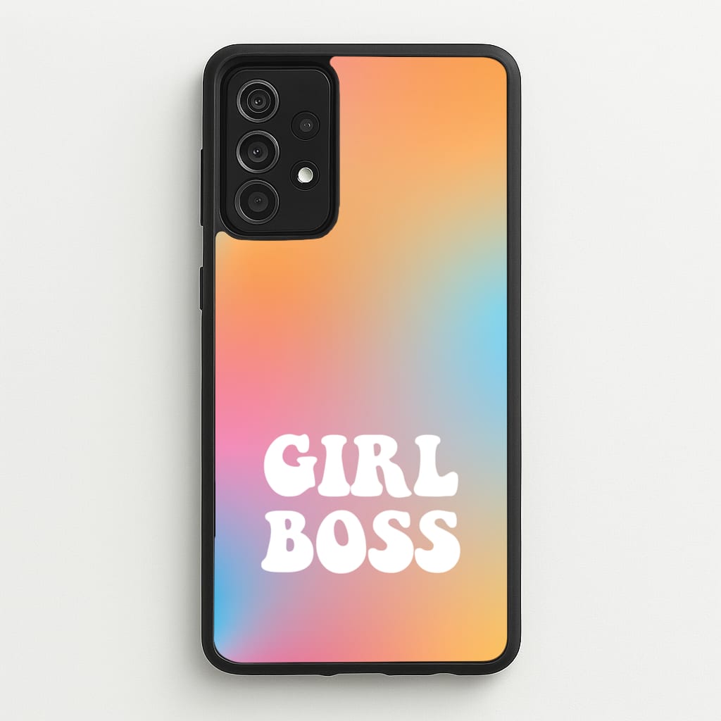 Girl Boss - Aesthetic Quote  - Aesthetic Quote Phone Case for Galaxy A52 / A52s