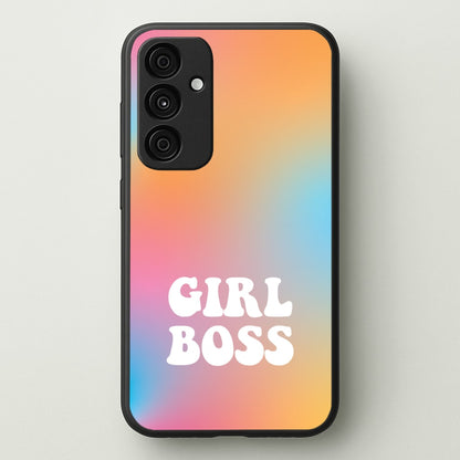 Girl Boss - Aesthetic Quote  - Aesthetic Quote Phone Case for Galaxy A35