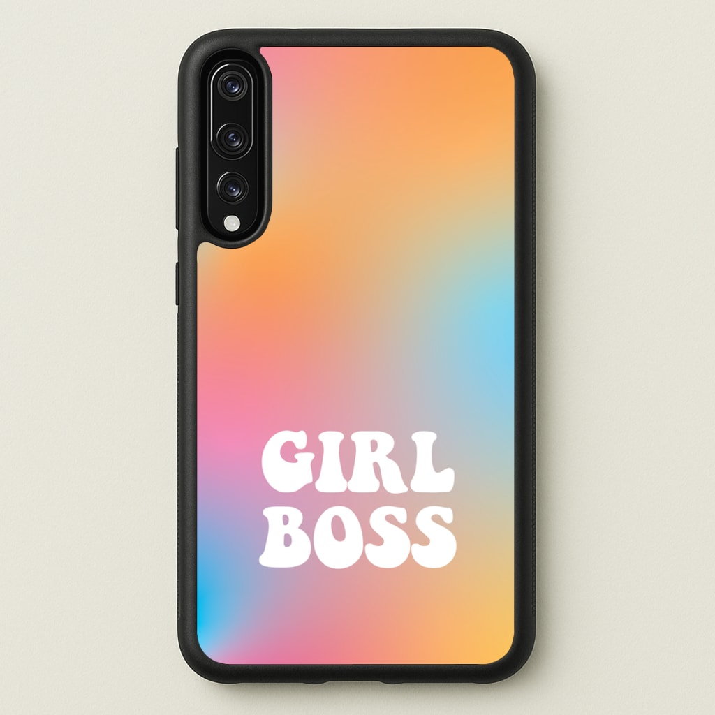 Girl Boss - Aesthetic Quote  - Aesthetic Quote Phone Case for Huawei P20 Pro
