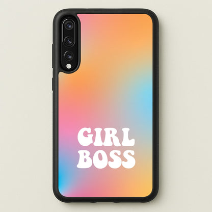 Girl Boss - Aesthetic Quote  - Aesthetic Quote Phone Case for Huawei P20 Pro