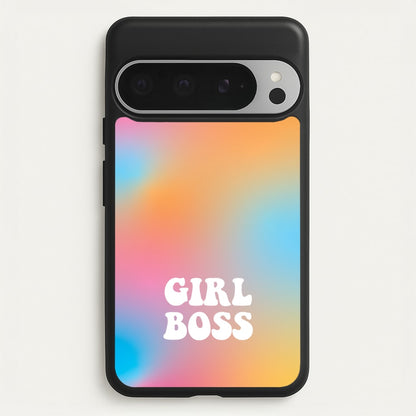 Girl Boss - Aesthetic Quote  - Aesthetic Quote Phone Case for Google Pixel 9 Pro XL