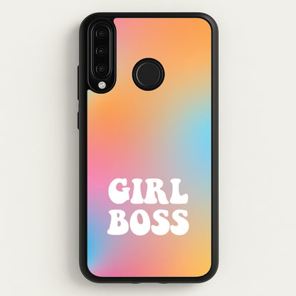 Girl Boss - Aesthetic Quote  - Aesthetic Quote Phone Case for Huawei P30 Lite