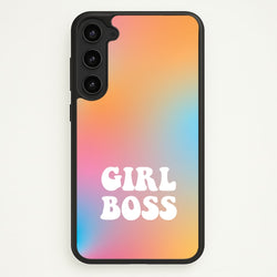 Girl Boss - Aesthetic Quote  - Aesthetic Quote Phone Case for Galaxy S23