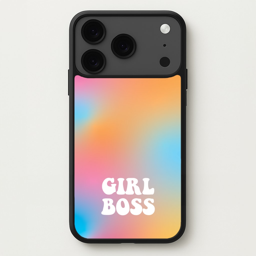 Girl Boss - Aesthetic Quote Phone Case for iPhone 17 Pro
