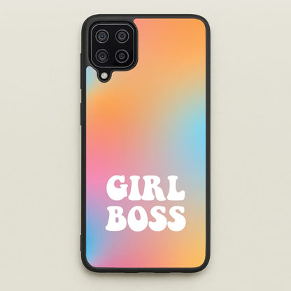 Girl Boss - Aesthetic Quote  - Aesthetic Quote Phone Case for Galaxy A12