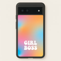 Girl Boss - Aesthetic Quote  - Aesthetic Quote Phone Case for Google Pixel 6a