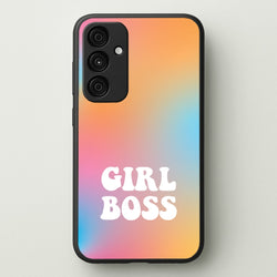 Girl Boss - Aesthetic Quote  - Aesthetic Quote Phone Case for Galaxy A55