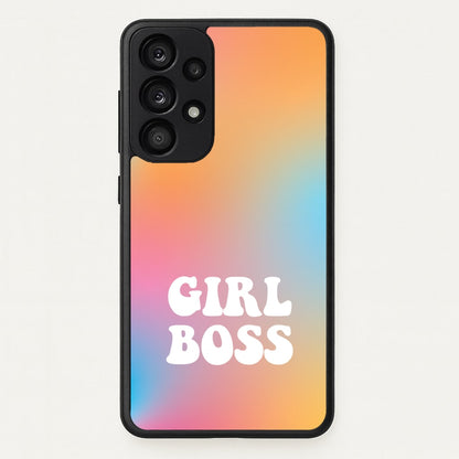 Girl Boss - Aesthetic Quote  - Aesthetic Quote Phone Case for Galaxy A53