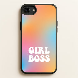 Girl Boss - Aesthetic Quote  - Aesthetic Quote Phone Case for iPhone 6 / 7 / 8 / SE