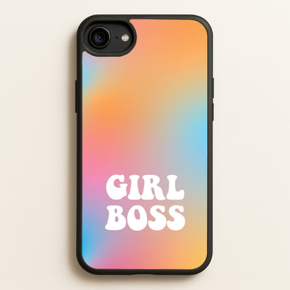 Girl Boss - Aesthetic Quote  - Aesthetic Quote Phone Case for iPhone 6 / 7 / 8 / SE