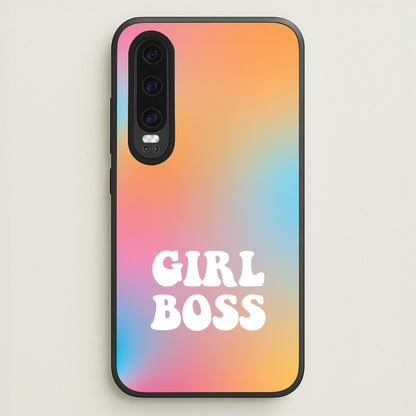 Girl Boss - Aesthetic Quote  - Aesthetic Quote Phone Case for Huawei P30