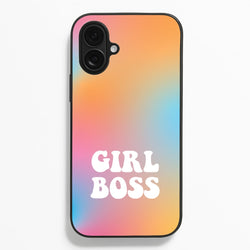 Girl Boss - Aesthetic Quote  - Aesthetic Quote Phone Case for iPhone 16 Plus