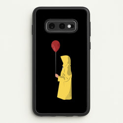 Holding Balloon - Clown  - IT Phone Case for Galaxy S10e