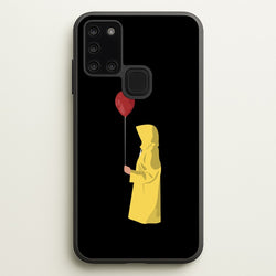 Holding Balloon - Clown  - IT Phone Case for Galaxy A21s