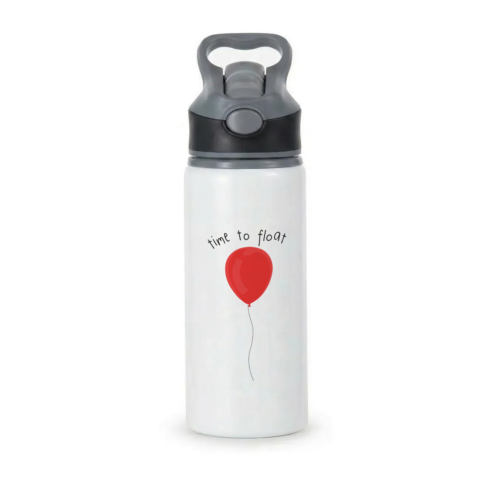 Time To Float - Clown Active Water Bottle - Black