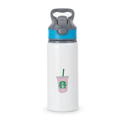Coffee Pinkity Drinkity - James Charles Active Water Bottle - Blue