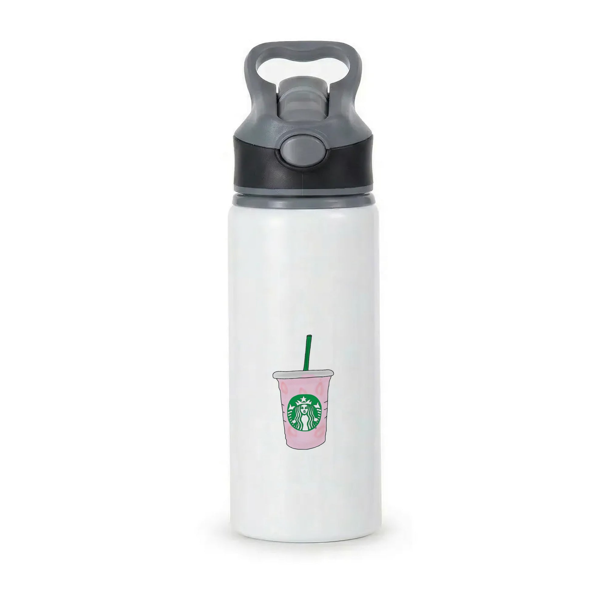 Coffee Pinkity Drinkity - James Charles Active Water Bottle - Black