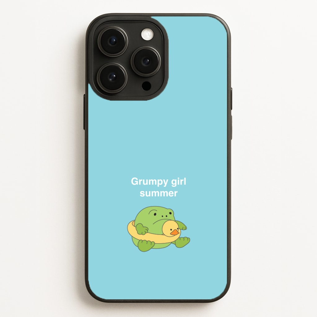 Grumpy Girl Summer - Plushy Phone Case