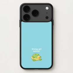Grumpy Girl Summer - Plushy Phone Case for iPhone 17 Pro