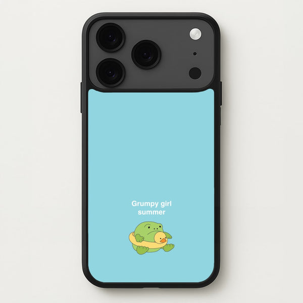 Grumpy Girl Summer - Plushy Phone Case for iPhone 17 Pro