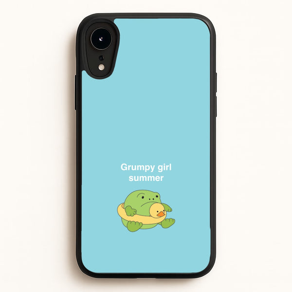 Grumpy Girl Summer - Plushy  - Plushy Phone Case for iPhone XR