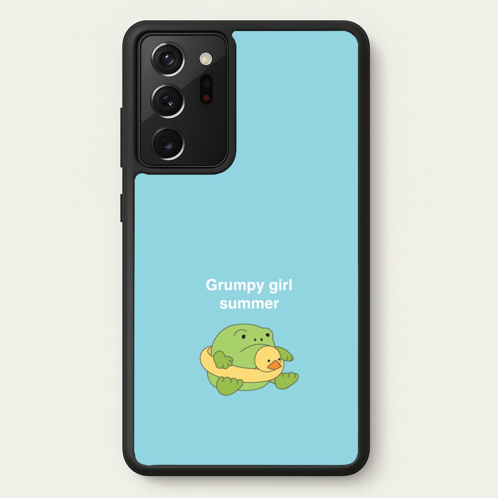 Grumpy Girl Summer - Plushy  - Plushy Phone Case for Galaxy Note 20 Ultra