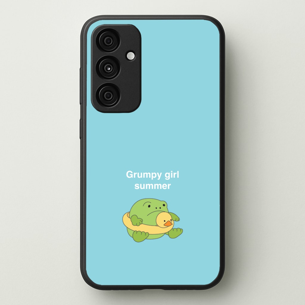 Grumpy Girl Summer - Plushy  - Plushy Phone Case for Galaxy A55