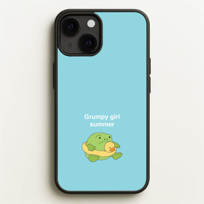 Grumpy Girl Summer - Plushy  - Plushy Phone Case for iPhone 13 Mini