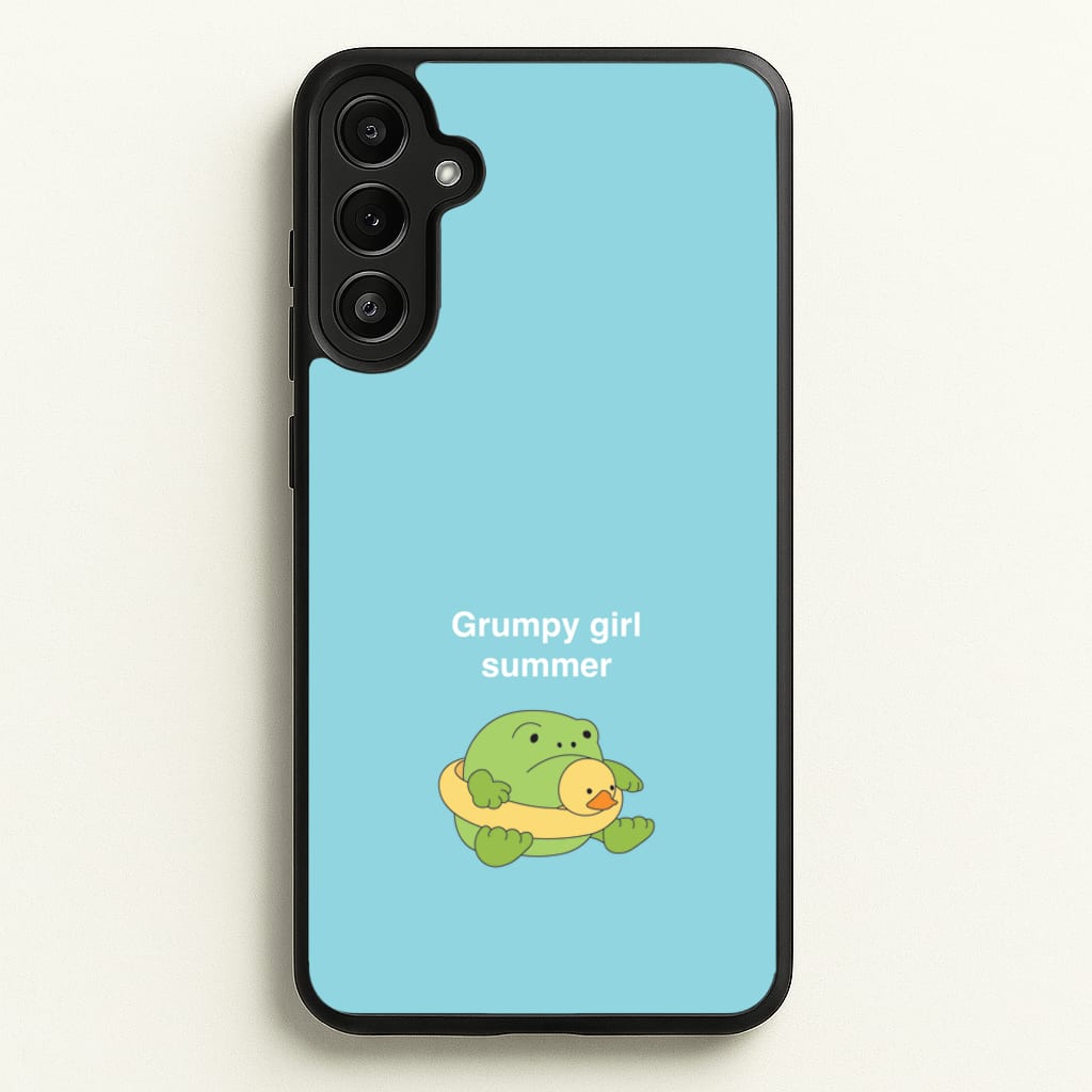 Grumpy Girl Summer - Plushy  - Plushy Phone Case for Galaxy A34
