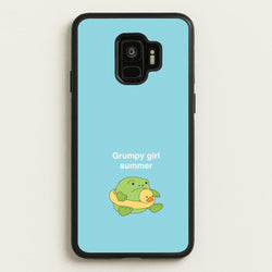 Grumpy Girl Summer - Plushy  - Plushy Phone Case for Galaxy S9