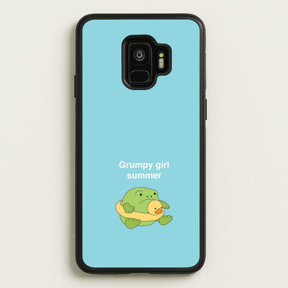 Grumpy Girl Summer - Plushy  - Plushy Phone Case for Galaxy S9
