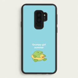 Grumpy Girl Summer - Plushy  - Plushy Phone Case for Galaxy S9 Plus